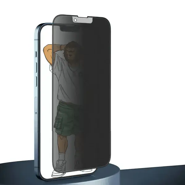 GREEN LION GLASS PROTACTOR IPHONE 14 PRO MAX | MATTE PRIVACY